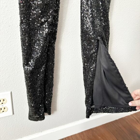 Alyce Paris Strapless Sequin Skinny Leg Jumpsuit women's US size 6 NEW with tags - Picture 8 of 14